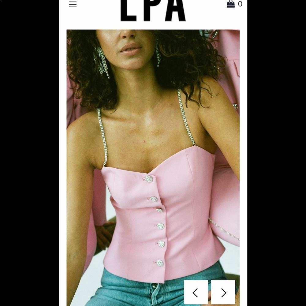 LPA Anita Pink Top